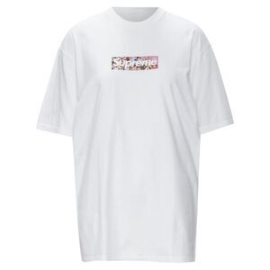 SUPREME Murakami Relief Fund floral box logo white cotton tshirt M